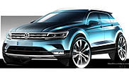 Новый VW Tiguan станет уменьшенной копией 